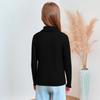 Children's Fashionable Casual Fleece Turtleneck Long-sleeved Top