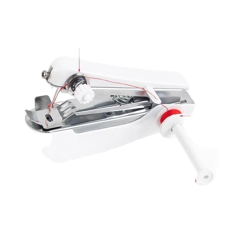 Portable Mini Handheld Sewing Machine for Easy Home Use - Compact Pocket-Sized Tailor Device