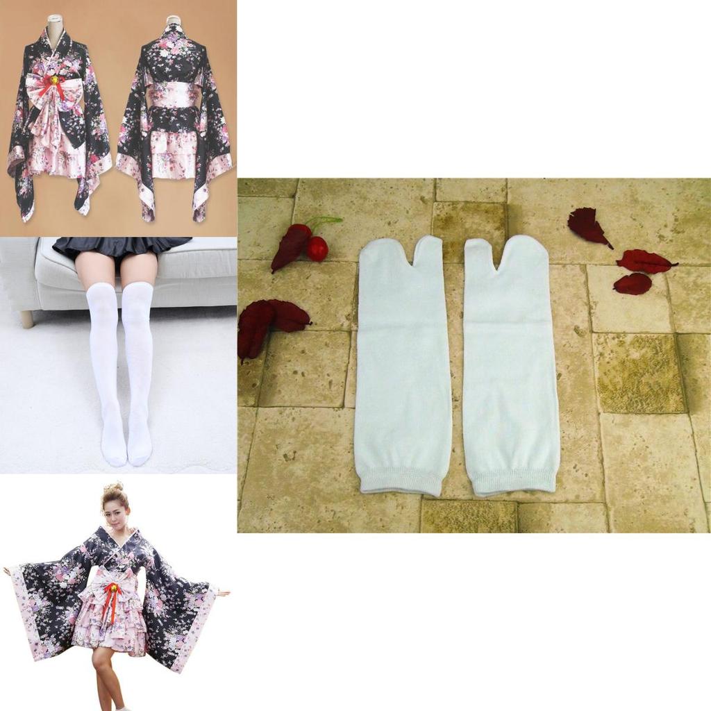 Enchanting Japanese Kimono Cosplay Lolita Anime Maid Uniform Costume Dress Set