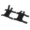 2 Pcs Forearm Crutch Pads Non Slip Breathable Adjustable Forearm Crutch Hand Grip Covers Black