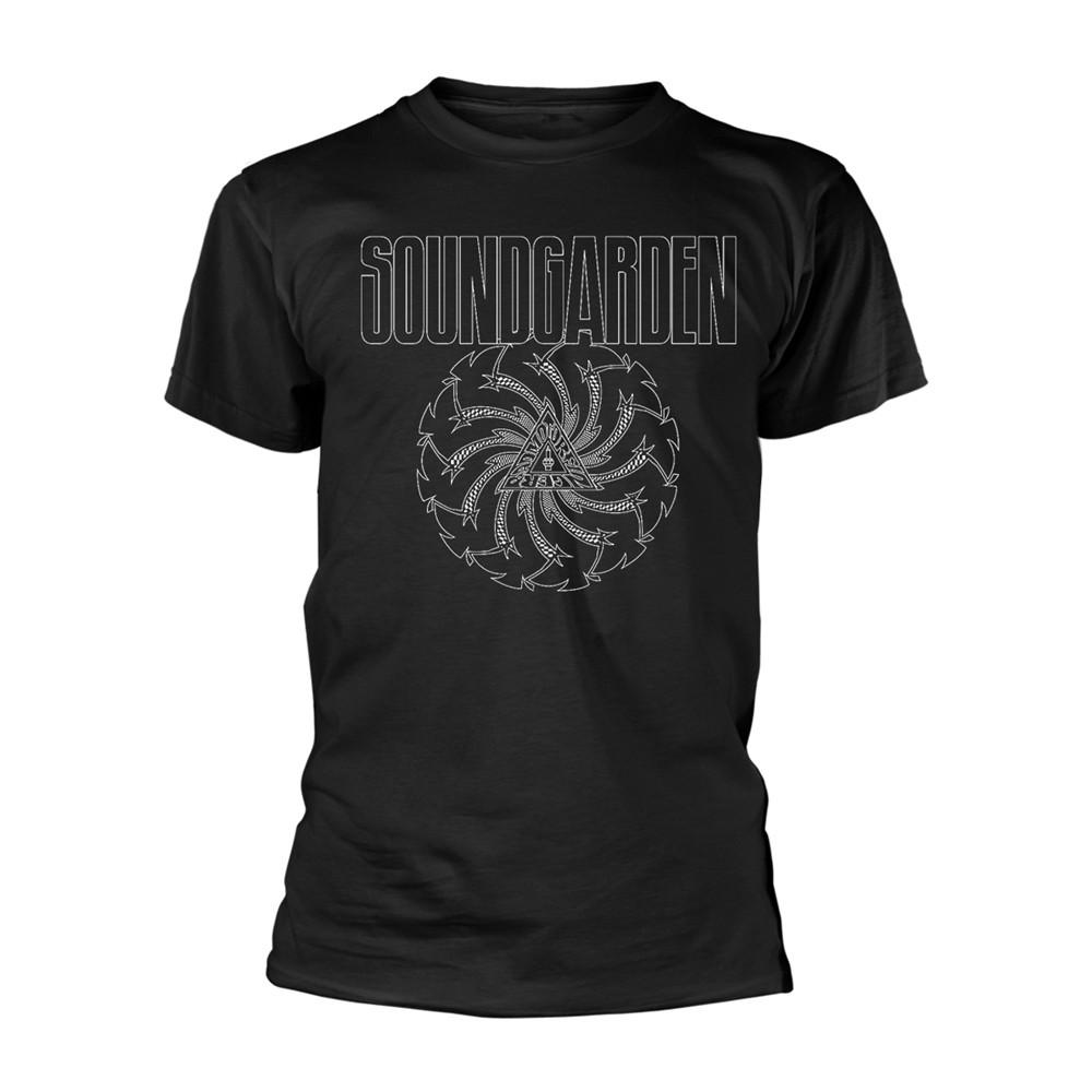 Men s Soundgarden Black Blade Motor Finger T-shirt XX-Large Black XL