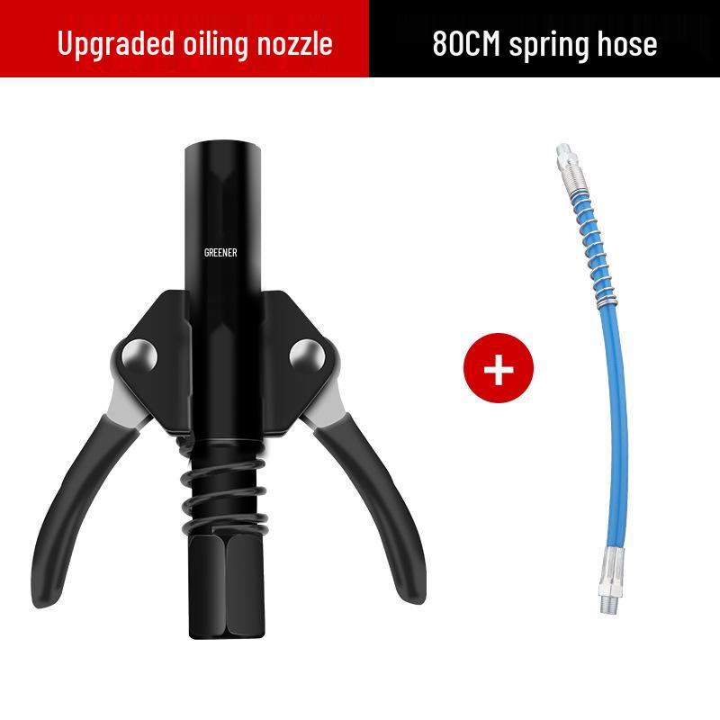 Green Forest High-Pressure Greasing Nozzle - Butter Gun Head & Locking Pliers Set
