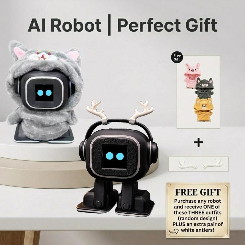 Robot EMO AI | Giocattolo Chatbot Intelligente, Interazione Emotiva, Canto e Ballo, Controllo Vocale, Compagno, Regali di Festa