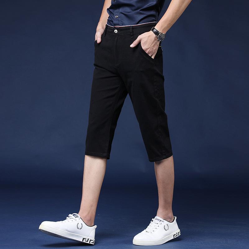 

Мужские летние повседневные корейские деловые прямые шорты - модный стиль Seven-Point Size 32