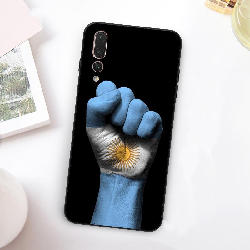 Argentina Flag For Huawei Nova 11 10 9 SE Y70 Y60 Y90 Y61 Y91 Y73 Y72 12i 11i 8i P30 P40 Lite P60 Pro Case