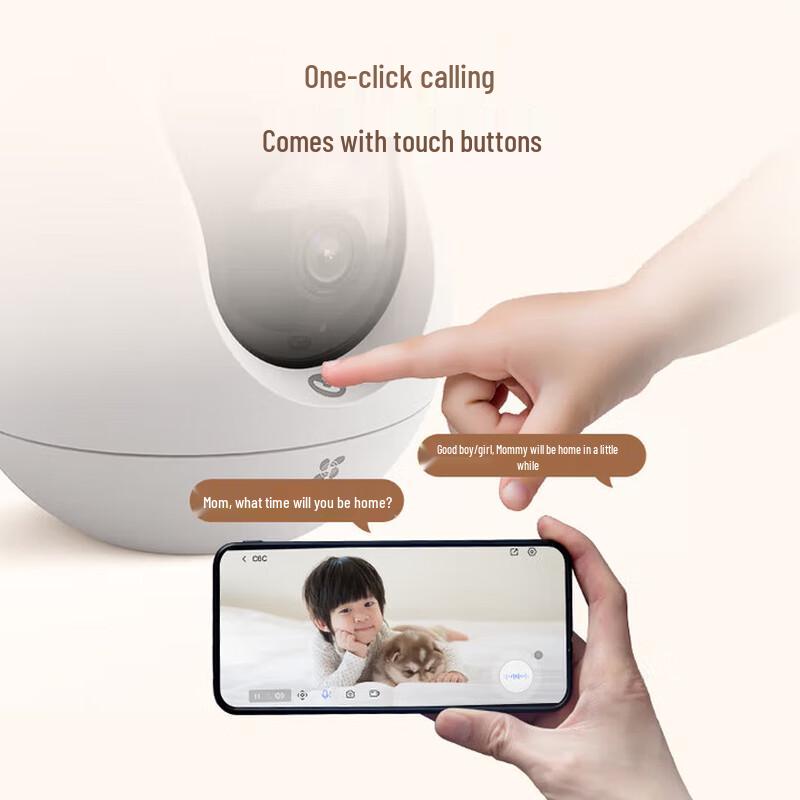 Ezviz C6c 8MP 4K Starlight Enhanced Indoor PTZ Camera (CN version)