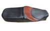 Touring Rider & Passenger Seat Black & Brown For Royal Enfield Interceptor 650cc