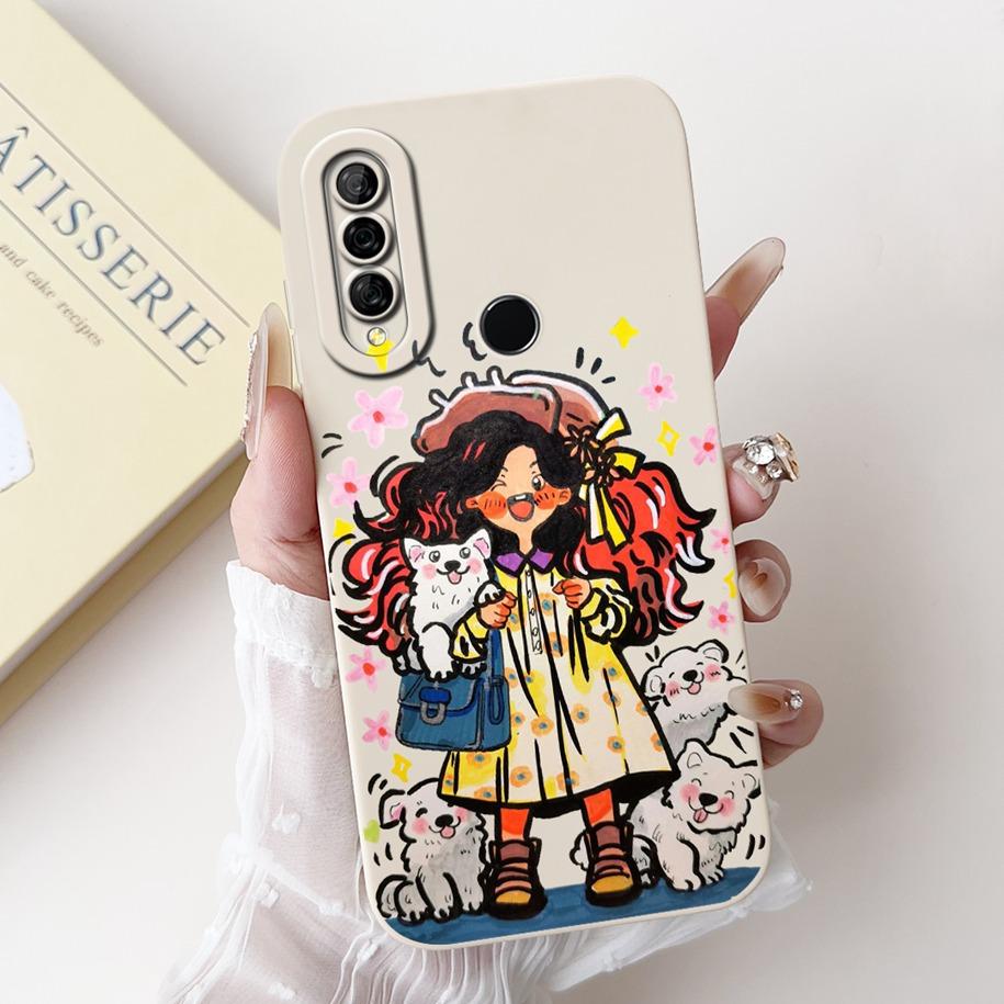 For Huawei P30 Lite Case MAR-LX1A MAR-LX2 Cover Cute Panda Rabbit Soft Silicone Phone Case For Huawei P30Lite Nova 4e Fundas New