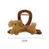 Cartoon Dog Hair Clip Claw Clamp Sweet Versatile Hairpin Female Disc Shark Clip Headwear Girls Women Hair Accessories