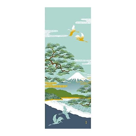 Hamamonyo Tenugui Towel: Miho Matsubara Landscape