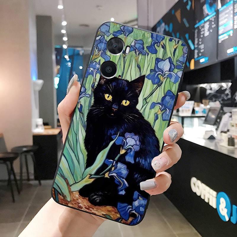 

Cat Starry Night Van Gogh Case For OPPO Realme 10 Pro Plus GT 2 Pro X2 Pro XT C25S 8 7 6 Pro 6i GT Master C3 C21Y X3 SuperZoom Realme GT 2 Pro