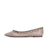 [sheii Su Yinyin] Valentino~ Pointed Head Shallow Mouth Rivet Flat Shoes Women's Single Shoes Wedding Shoes Banquet Women's Shoes