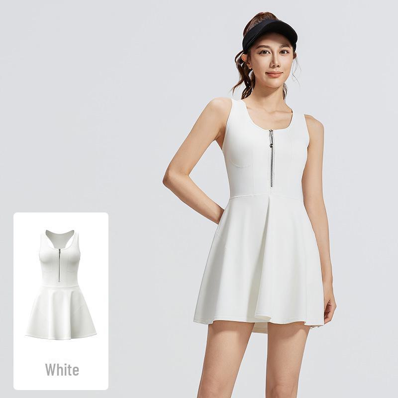 

Спортивная юбка на молнии Juyitang: Защита от воздействия окружающей среды, идеально подходит для бега и фитнеса Extra Large