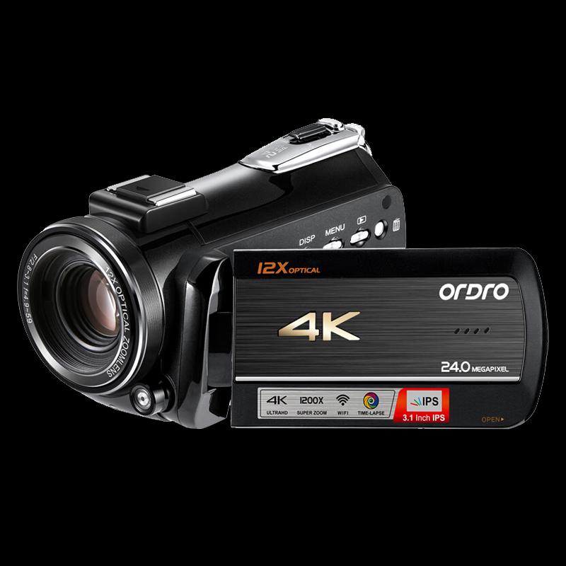 

ORDRO AC5plus 4K Camcorder with 12x Optical Zoom (CN version)