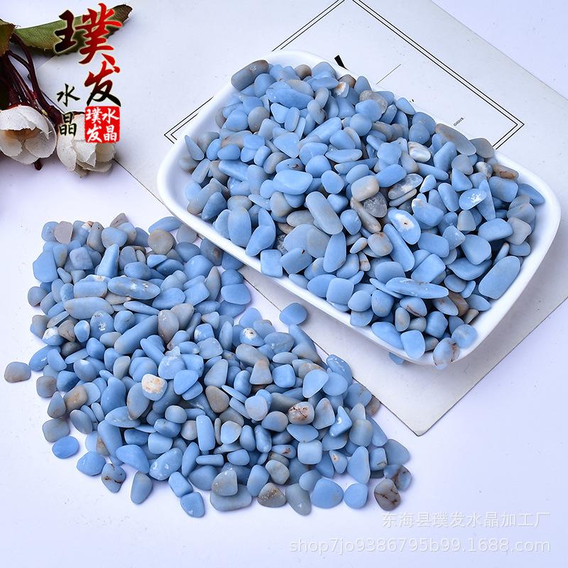 Blue Angel Crushed Stone for Aquarium and Pot Decoration