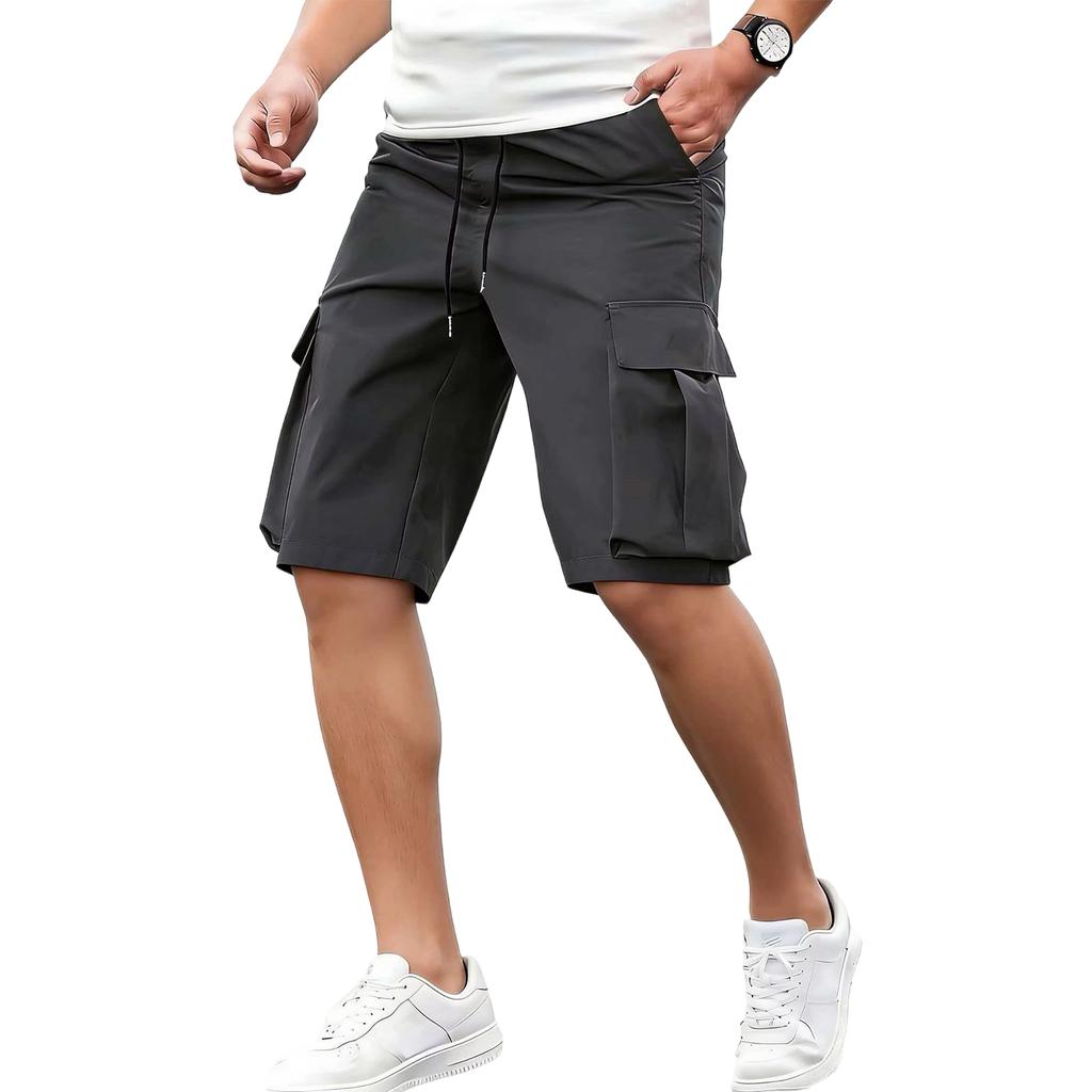 Herren Gerade geschnittene Arbeitsjeans Mehrere Taschen Fünf-Taschen-Hose