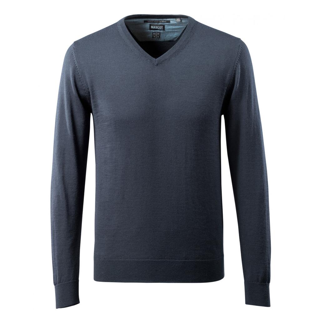 Mascot Mens Frontline Knitted V Neck Modern Jumper
