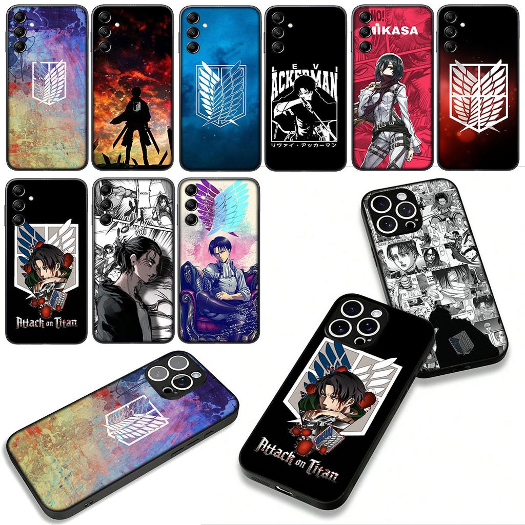 Phone Cover Levi Attacks on titan Jaeger Eren for Apple iPhone 17 16 11 Pro XS Max XR 6 7 8 Plus + 16E SE 2020 Air 5 8+ Case