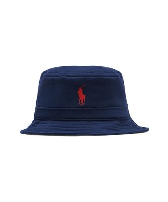 POLO RALPH LAUREN Cotton Blend Fleece Bucket Hat - Navy
