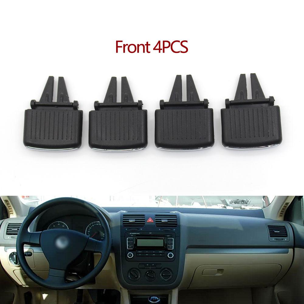 Car Front Dashboard Air Conditioner AC Vent Grille Slider Outlet Tab Clip Repair Kit For VW Volkswagen Golf 5 Sagitar Jetta