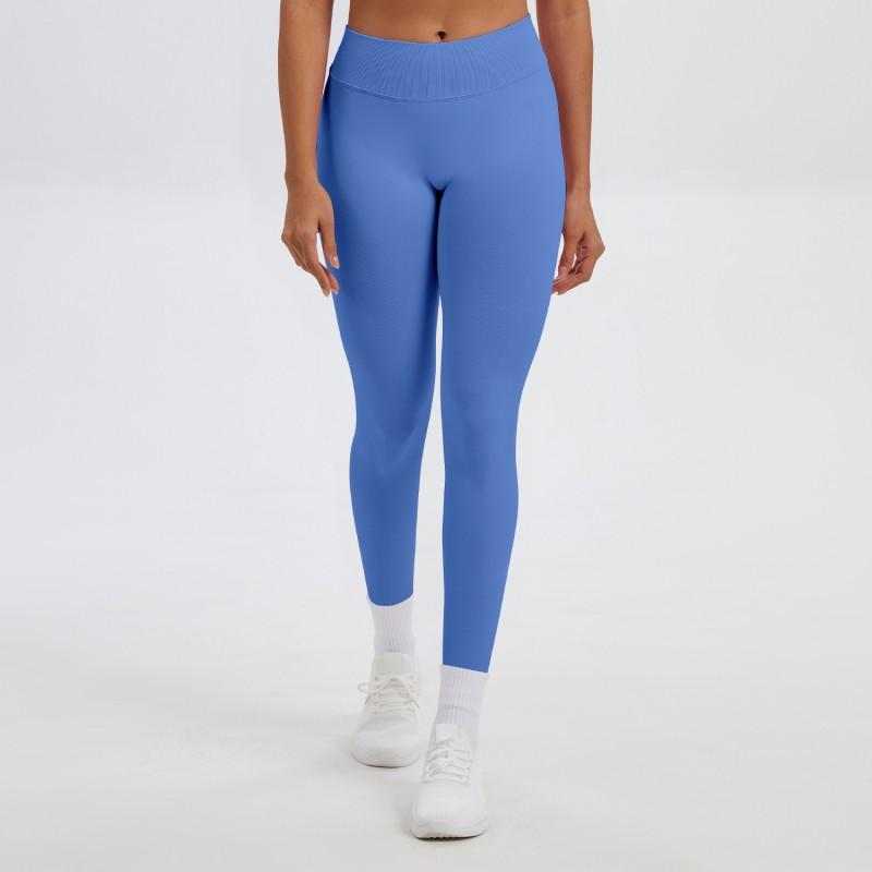 High-Waisted Seamless Yoga Leggings With Butt-Lifting Support Stretchy Workout Pants Women