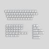 LCK 40S Transparent Low Profile Keycap Set Custom Ultra-thin Keyboard Cap Original Office Gaming KeyCap for Mechanical Keyboard