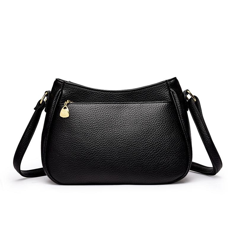 Hair delivery women's bag new 2025 fashion trend middle-aged mother bag shoulder bag large capacity messenger bag