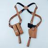 New Universal Vertical Shoulder Strap Holster Tactical Underarm Universal G17 Holster Type 92 1911 Leather Gun Bag