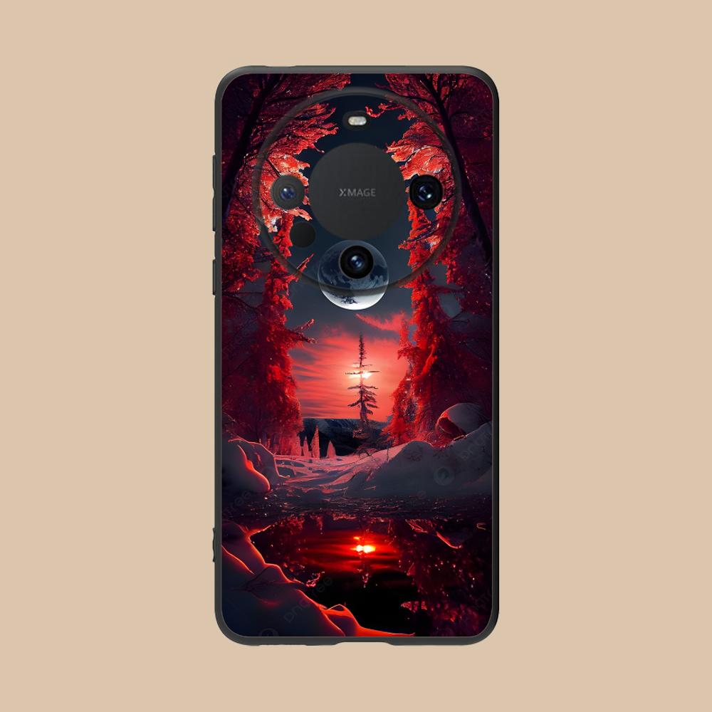 Mountain Forest Mobile Phone Case for Huawei Mate 60 50 40 30 20 10 Pro Plus Lite E 5G Colorful Printing Cover Luxury Smartphone