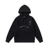 New Rainbow Color Matching Letter Embroidery Fleece Loose Hooded Sweater Casual Trousers Set