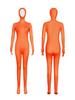 Orange Women's Full Body Zentai Suit for Stage Performance