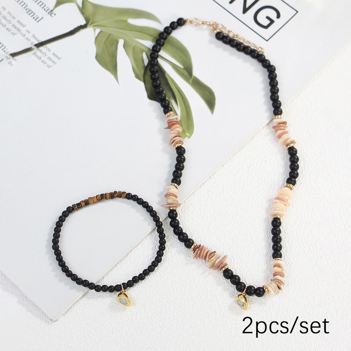 

JYL TS Bracelet Delicate Multi Pendant Style Enhances Charm And Diverse Luck Black мягкий абрикосового