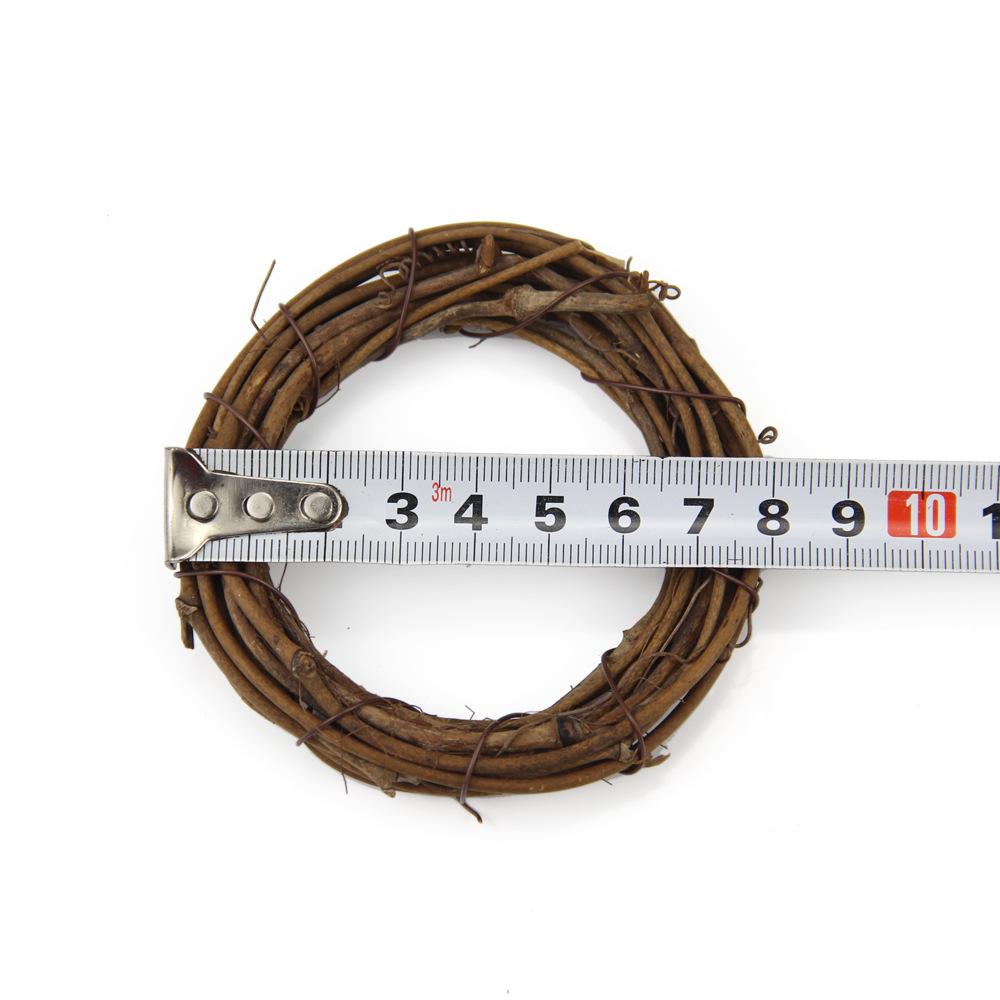 

8-40cm Christmas Decoration Rattan Wreath Accessories DIY Door hHanging Wedding Household Products Bird Toy Station Pole Rattan
