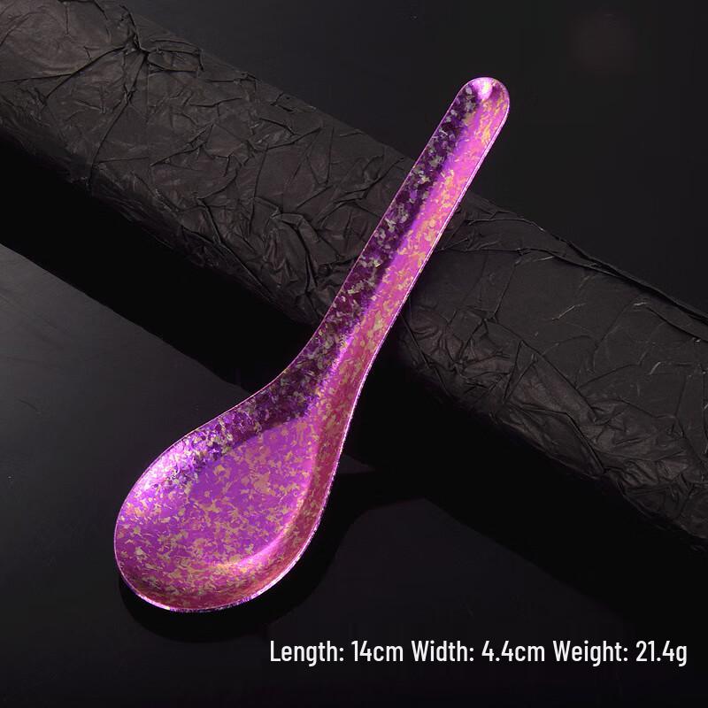 

Utuo Titanium Crystal Ice Flower Flat Spoon
