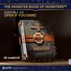 Ugears The Monster Book of Monsters 70247 Harry Potter Wooden Block DIY Puzzle Assembly Toy Educational Wood Puzzle 3D Craft Kit Wooden 3D Puzzle
