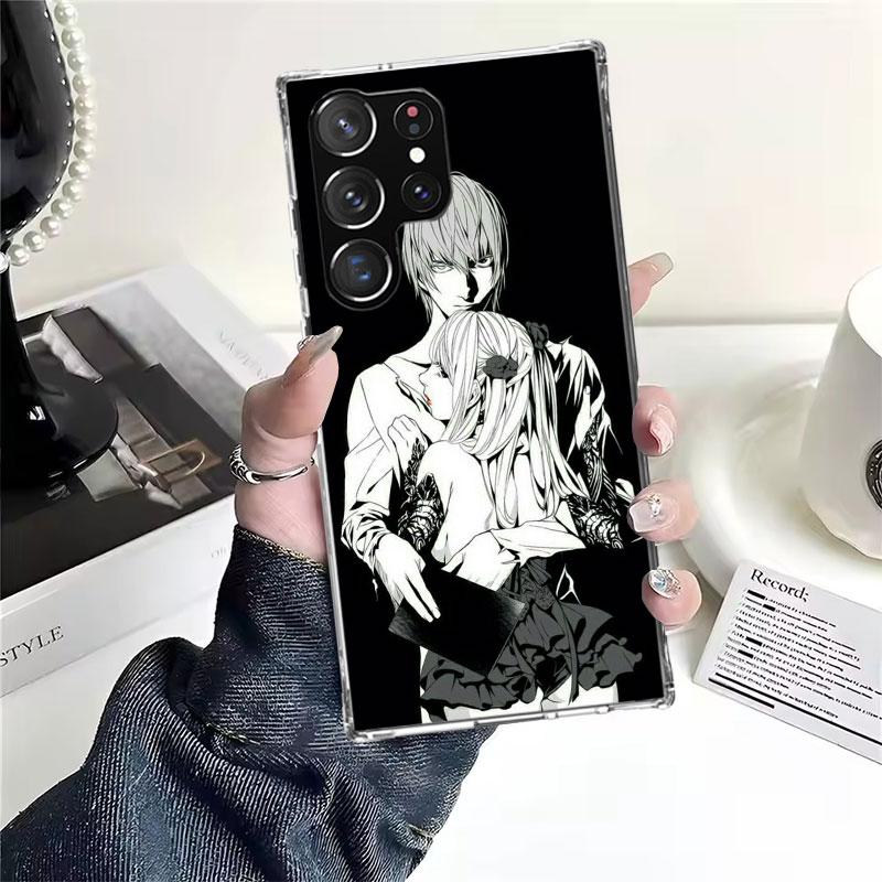 N-Note D-Death Anime Ryuk Soft Phone Case For Samsung Galaxy S22 S23 S24 S25 Edge S26 Ultra S20 FE S21 Plus + Fundas Coque Galax