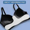 Breathable Anti-wet Sweat Pads, Under Breast Sweat Absorber Pads, Reusable Cotton Liner Bra Inserts For Sports