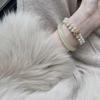 Pearl moonstone bracelet French retro court style bracelet light luxury temperament high-end jewelry women