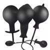 Aufblasbarer Analplug aus Silikon, riesiger Analexpander, Buttplug, Dilatator, G-Punkt-Stimulator, Prostatamassagegerät, Expansion, Sexspielzeug