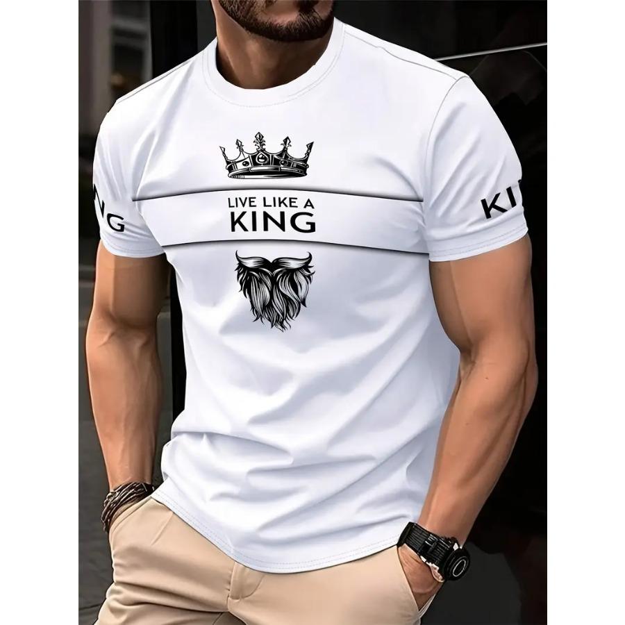 New Men Summer Oversized Casual Round Neck Short Sleeved Men'S Contrasting Color Patchwork T-Shirt Fitness Sports T-Shirts