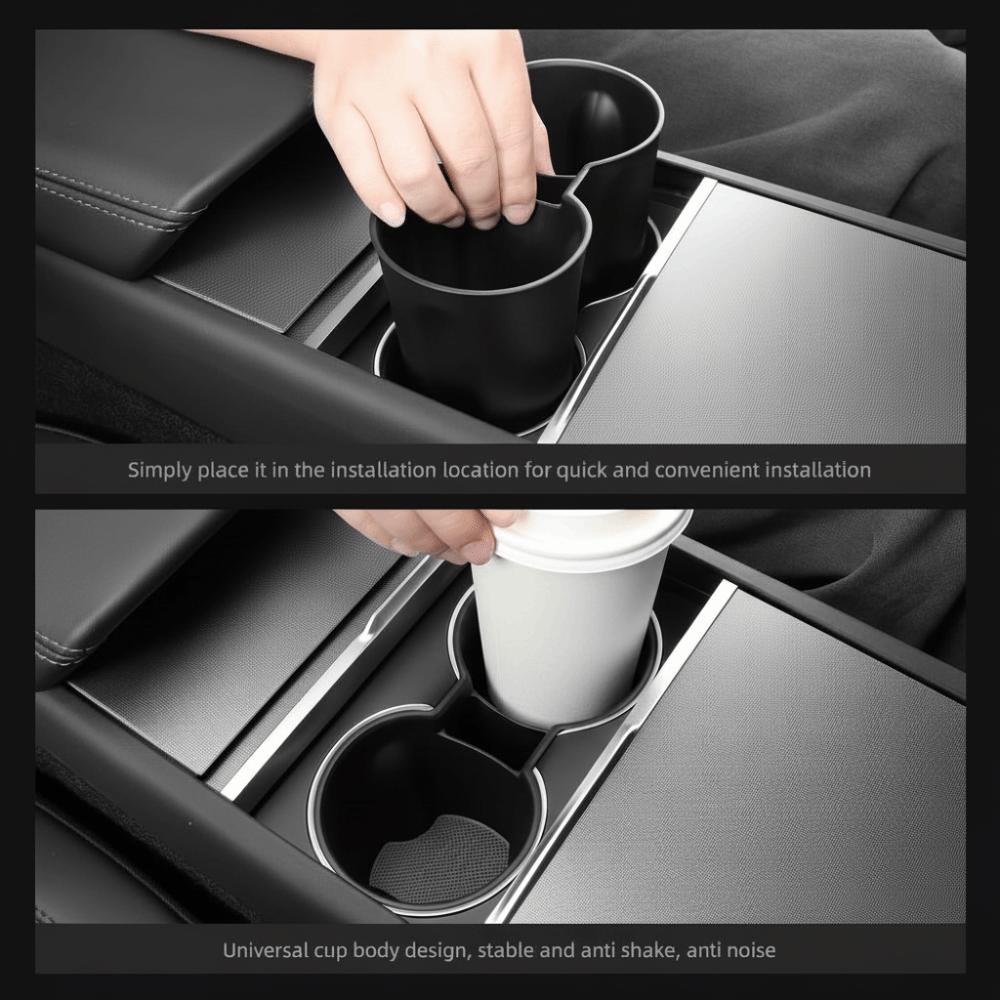 Silicone Beverage Storage Rack Space-Saving Car Door Cup Holder Car Organization