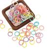 Elastici per Capelli a Coste Elastiche in Stile Coreano per Bambini - Accessori Spessi, Durevoli e Delicati sui Capelli