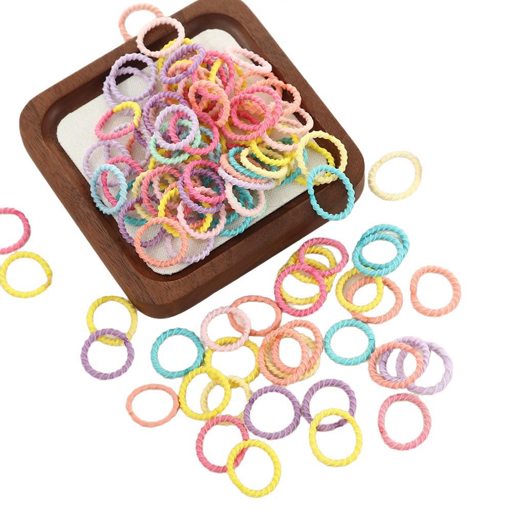 Elastici per Capelli a Coste Elastiche in Stile Coreano per Bambini - Accessori Spessi, Durevoli e Delicati sui Capelli