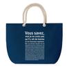 Sac De Plage - PLANETEE - Capitaine - Anse Corde - Grand Format - Personnalisable
