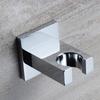 Chrome Handheld Shower Head Bracket Square ABS Shower Arms with Plated Surface for Hotel Bathroom