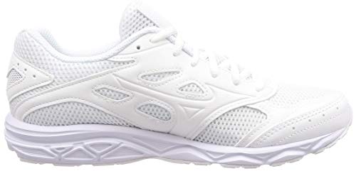 Mizuno Maximizer 21 Running Shoes, Perfect for Commuting, Jogging, and Exercise, White, Size 23.0 cm, 3E