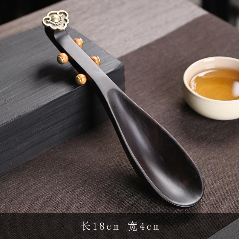 Porte-cuillère à thé Style Rétro Chinois Accessoires Cuillère Cuillère à thé Thé Kongfu Délicat Bambou Naturel Pelle à thé Cadeaux