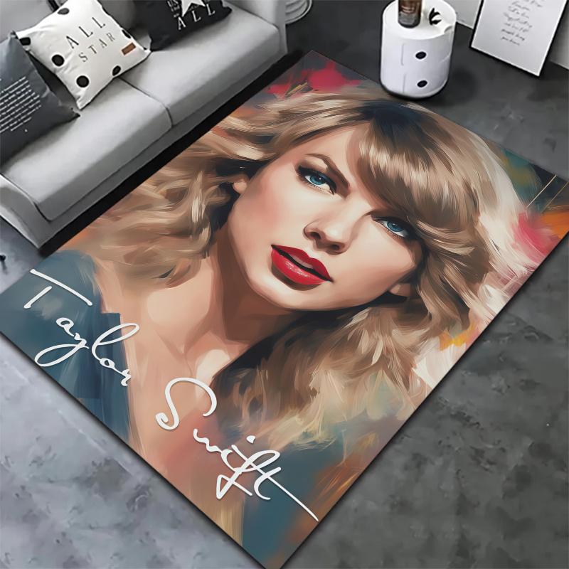 Taylor Swift Carpet Rug for Living Room Bedroom Home Sofa Decoration,Kids play Nonslip Floor Mat
