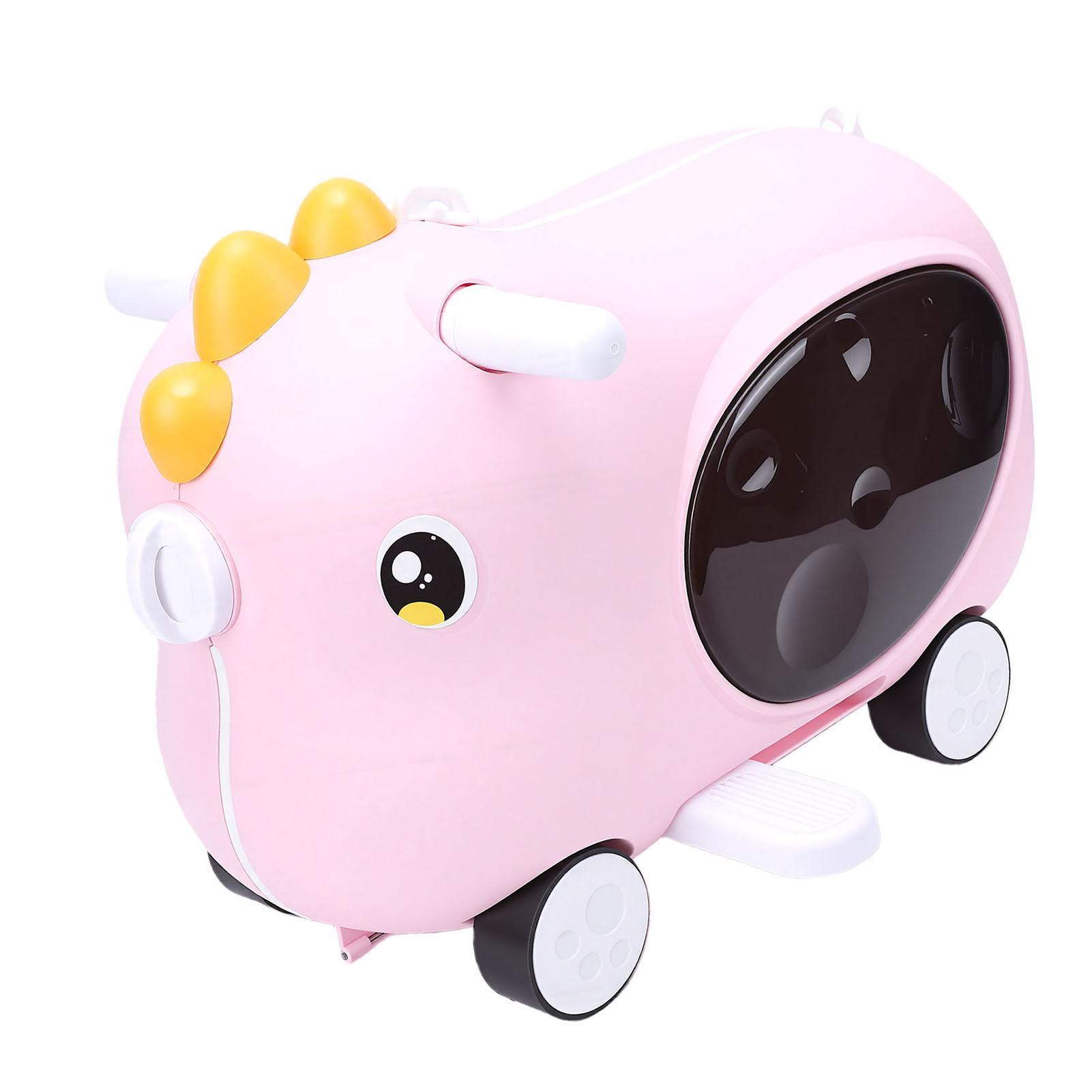 Kids Ride On Suitcase with Foldable Pedal Lightweight Kids Luggage Travel   for Boys Girls