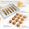 Stainless Steel Baking Sheet with Cooling Rack 12×16 Inch Dense Wires Oven/Dishwasher Safe Baking Tool
